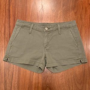 AG Low Rise Khaki Shorts